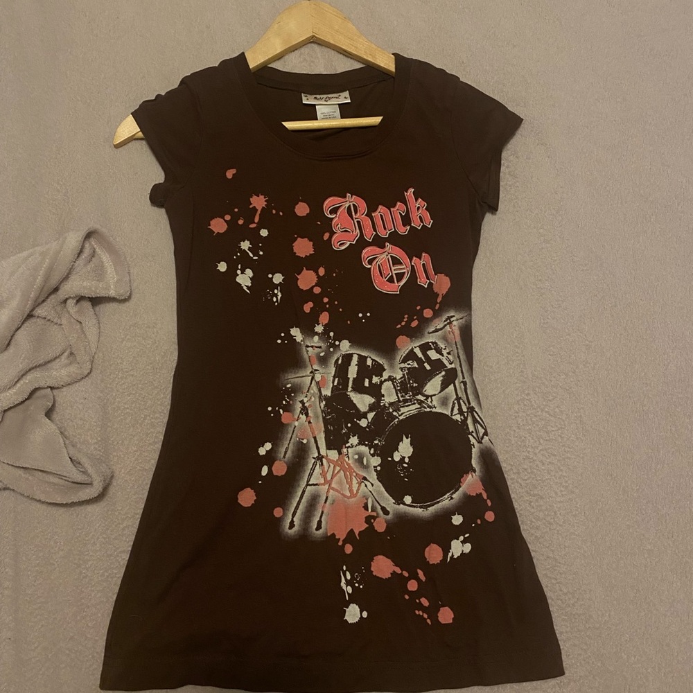 Brown Self Esteem “Rock on” Shirt
